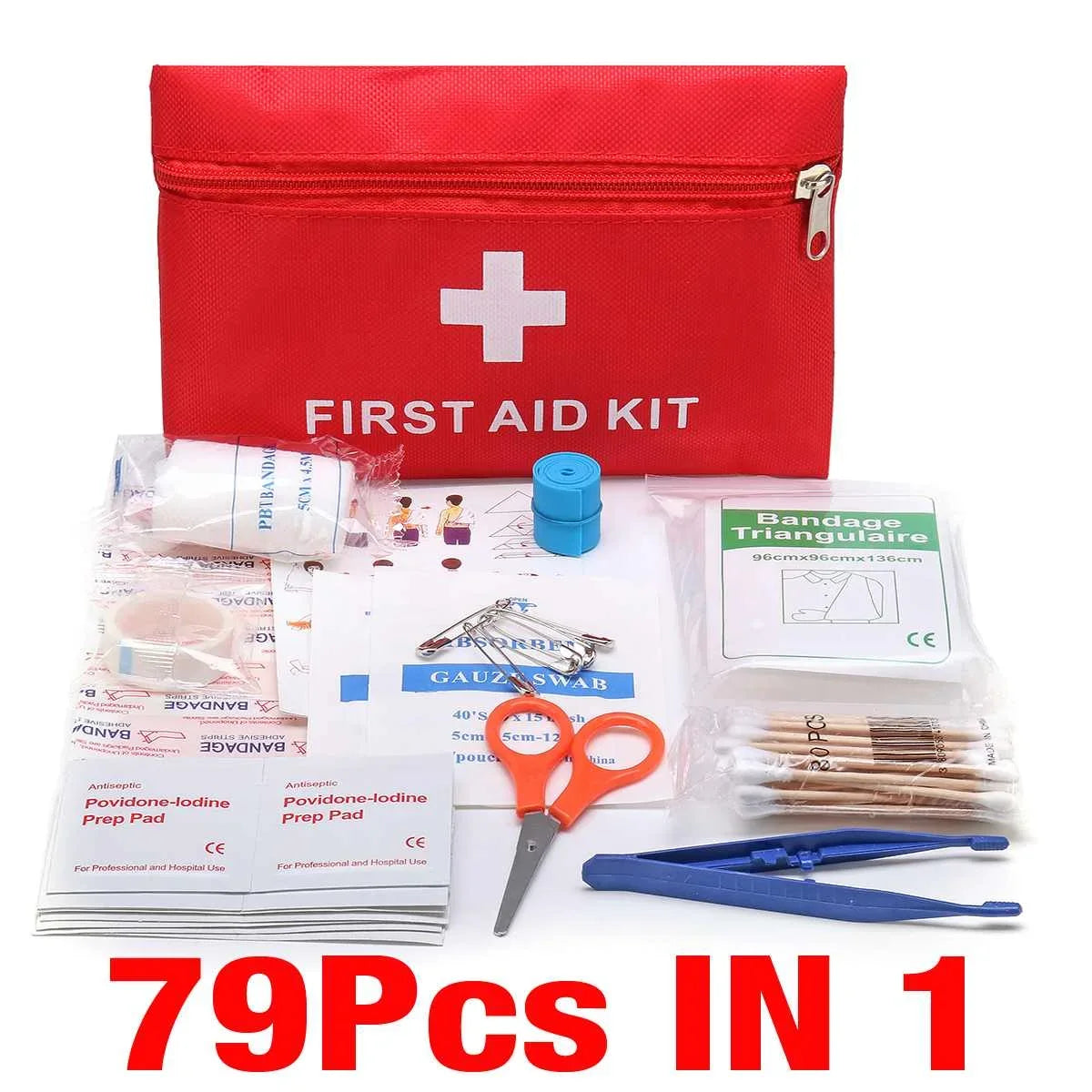 Portable 300Pcs Emergency Survival Set First Aid Kit for Medicines Outdoor Camping Hiking Medical Bag Emergency Handbag