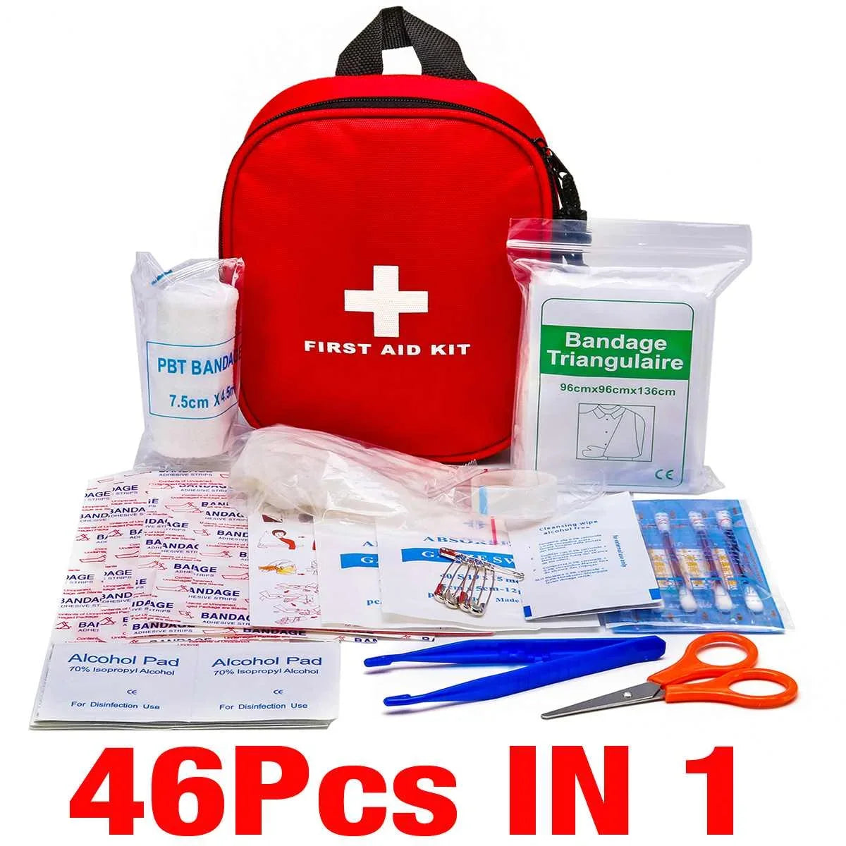 Portable 300Pcs Emergency Survival Set First Aid Kit for Medicines Outdoor Camping Hiking Medical Bag Emergency Handbag