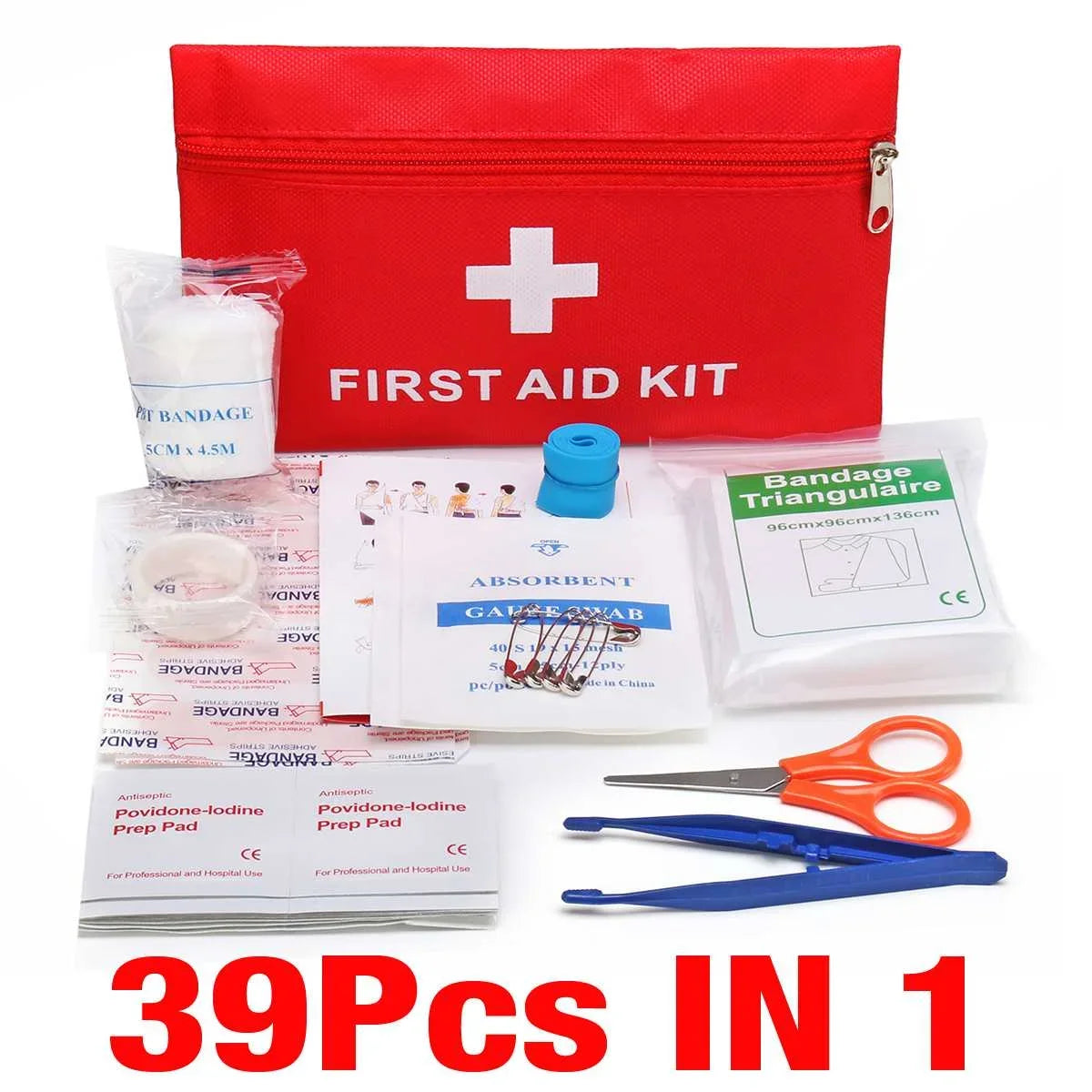 Portable 300Pcs Emergency Survival Set First Aid Kit for Medicines Outdoor Camping Hiking Medical Bag Emergency Handbag